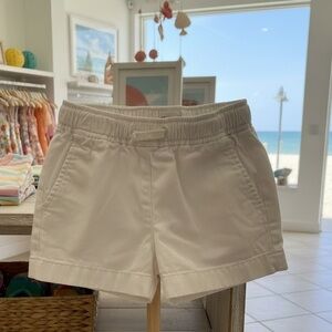 Crewcuts coastal white drawstring Shorts size 6